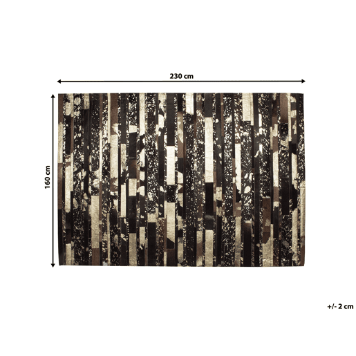Tapete ARTVIN Castanho 160 x 230 cm Pele