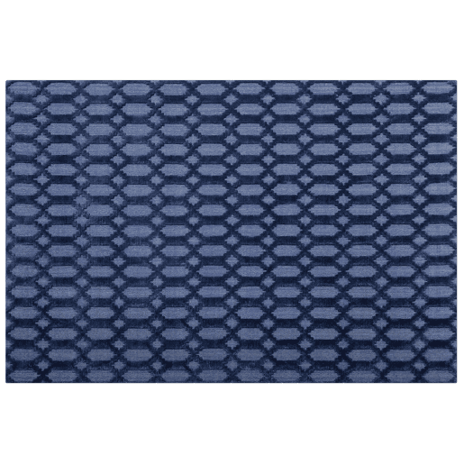 Tapete CIZRE Azul marinho 160 x 230 cm Viscose
