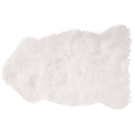 Tapete de pelo sintético MUNGO Branco 53 x 88 cm Tapete de pelo sintético MUNGO Branco 53 x 88 cm