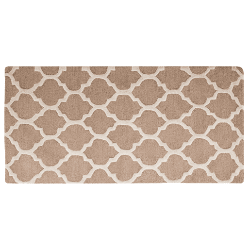 Tapete ERBAA Creme 80 x 150 cm Lã