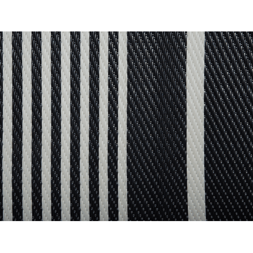 Tapete de exterior HALDIA Preto 90 x 180 cm