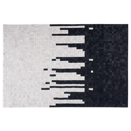 Tapete BOLU Preto 160 x 230 cm Pele