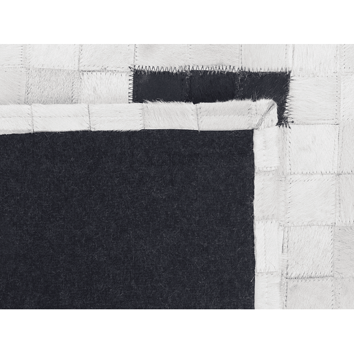 Tapete BOLU Preto 160 x 230 cm Pele
