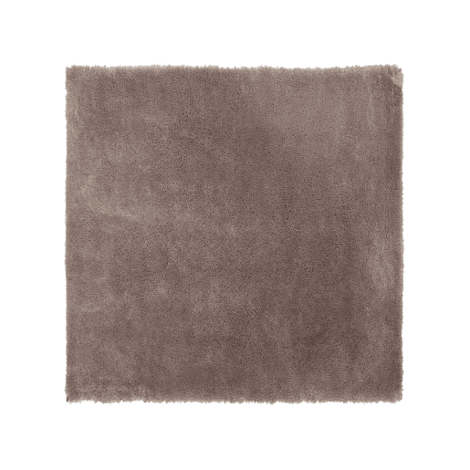 Tapete felpudo EVREN Castanho claro 200 x 200 cm