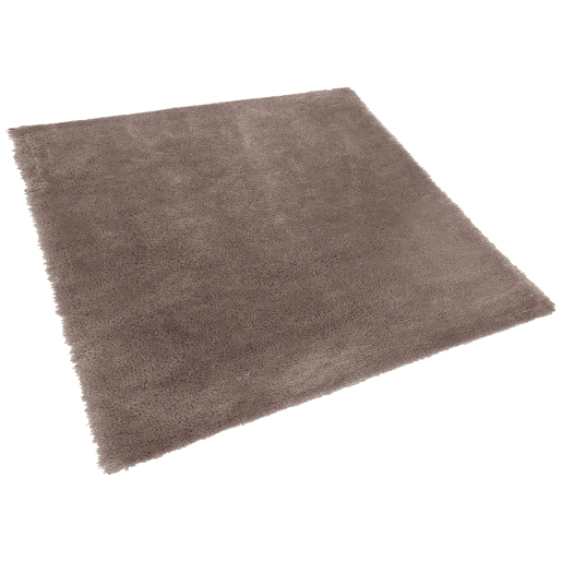 Tapete felpudo EVREN Castanho claro 200 x 200 cm