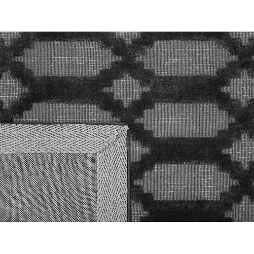 Tapete CIZRE Cinzento escuro 140 x 200 cm Viscose