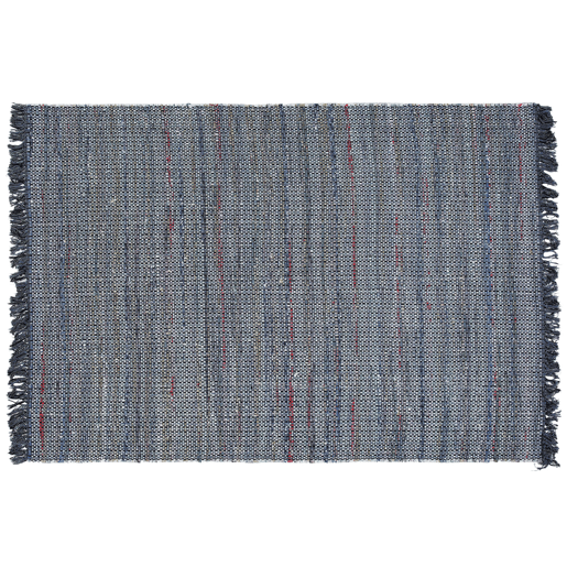 Tapete BESNI Cinzento 160 x 230 cm Algodão