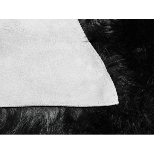 Tapete de pelo sintético MUNGO Preto 63 x 95 cm