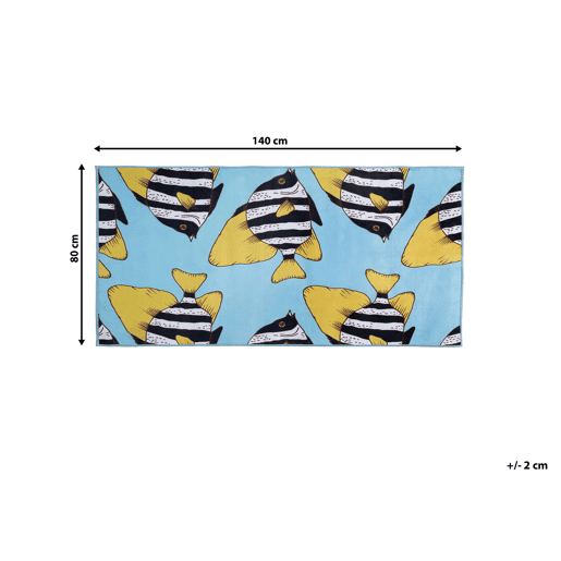 Tapetes para Crianças FIZME Azul 80 x 140 cm