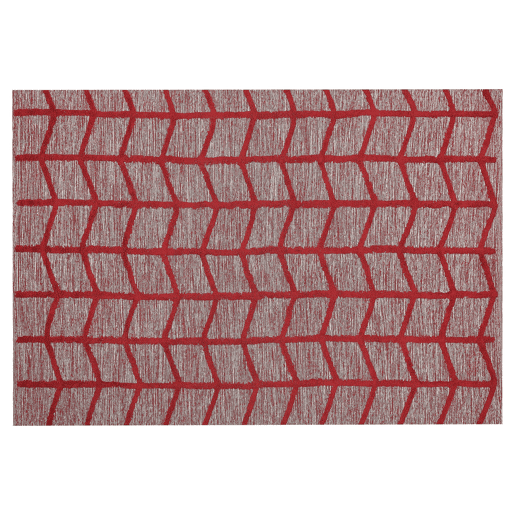 Tapete SIVAS Vermelho 140 x 200 cm Algodão Tapete SIVAS Vermelho 140 x 200 cm Algodão