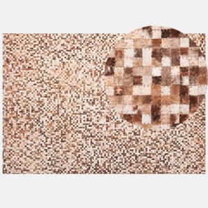 Tapete TORUL Castanho 160 x 230 cm Pele
