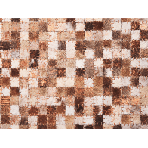 Tapete TORUL Castanho 160 x 230 cm Pele