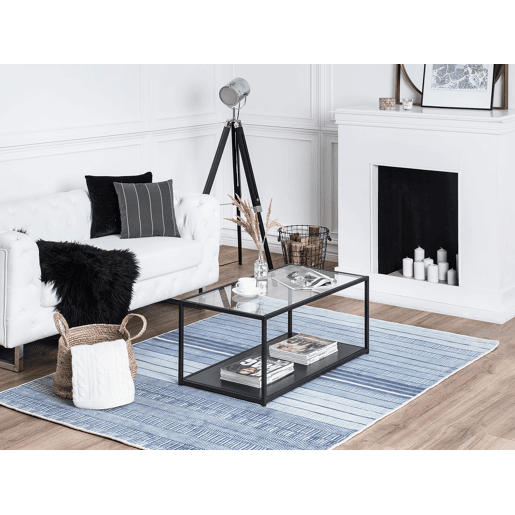 Tapete YARDERE Azul claro 160 x 230 cm Viscose