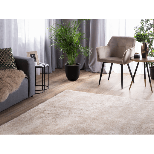 Tapete felpudo DEMRE Creme claro 200 x 200 cm