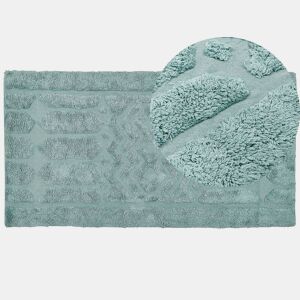 Tapete SIRNAK Verde menta 80 x 150 cm Algodão