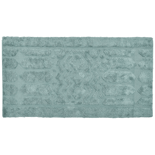 Tapete SIRNAK Verde menta 80 x 150 cm Algodão