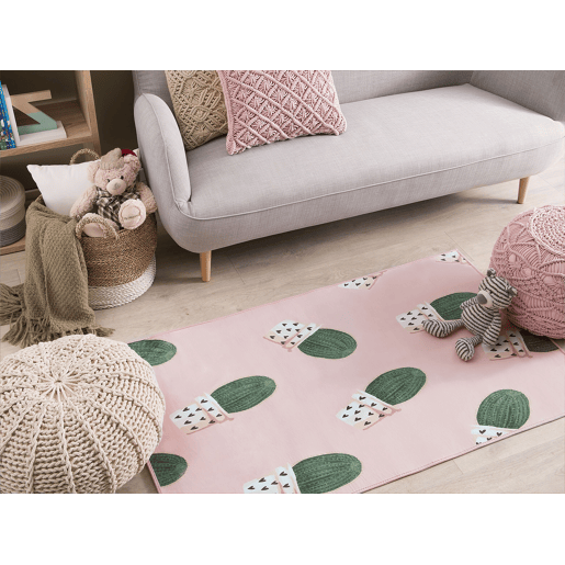 Tapetes para Crianças ELDIVAN Rosa 80 x 150 cm