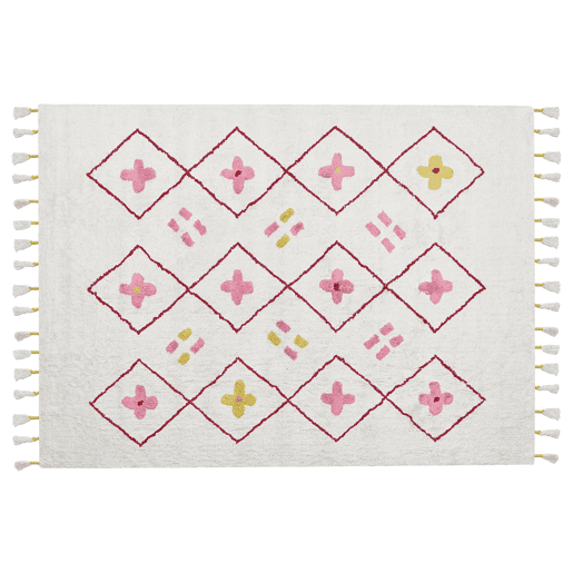 Tapetes para Crianças CAVUS Branco 160 x 230 cm Algodão