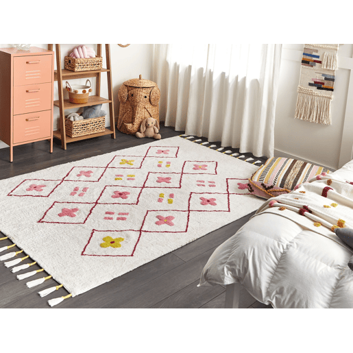 Tapetes para Crianças CAVUS Branco 160 x 230 cm Algodão
