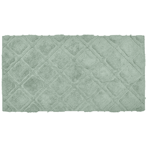 Tapete HATAY Verde claro 80 x 150 cm Algodão