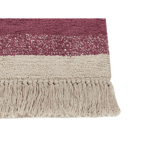 Tapete AFSAR Creme claro 140 x 200 cm Algodão