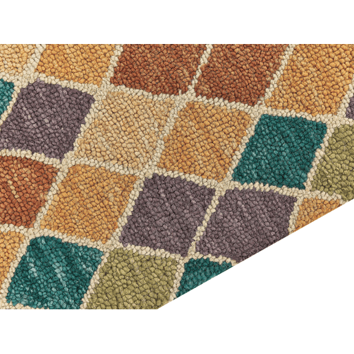 Tapete KESKIN Multicolor 80 x 150 cm Lã