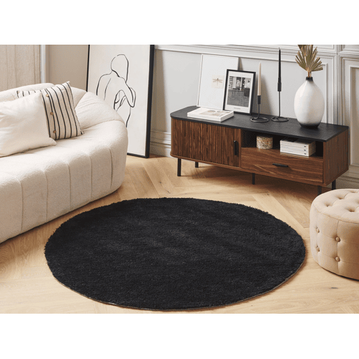 Tapete felpudo DEMRE Preto ø 140 cm