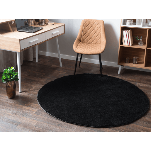 Tapete felpudo DEMRE Preto ø 140 cm