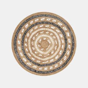 Tapete GOYNE Creme ø 140 cm Juta