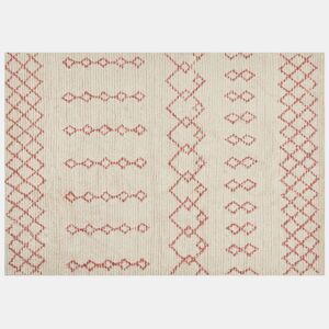 Tapete BUXAR Creme 160 x 230 cm Algodão