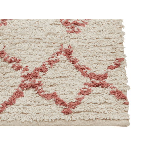 Tapete BUXAR Creme 160 x 230 cm Algodão Tapete BUXAR Creme 160 x 230 cm Algodão