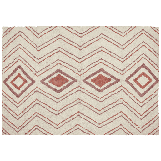 Tapete KASTAMONU Creme 160 x 230 cm Algodão
