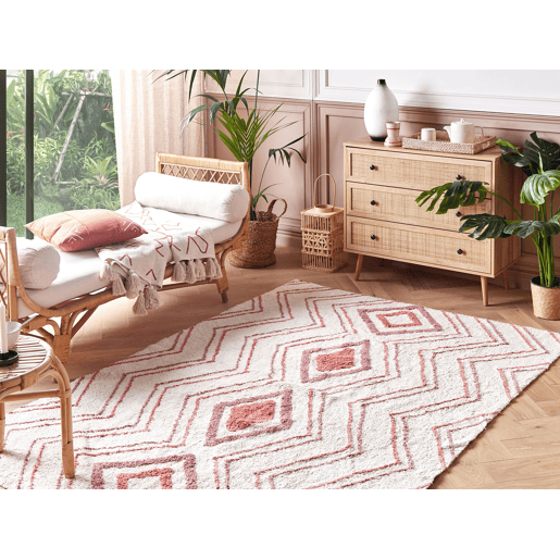Tapete KASTAMONU Creme 160 x 230 cm Algodão