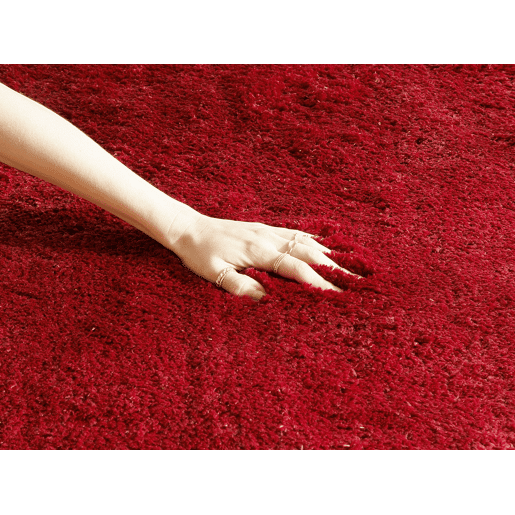 Tapete felpudo EVREN Vermelho 80 x 150 cm
