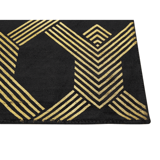 Tapete VEKSE Preto 160 x 230 cm Viscose