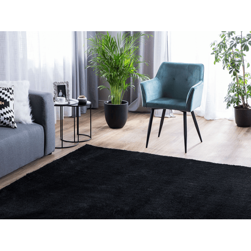 Tapete felpudo DEMRE Preto 200 x 200 cm