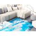 Beliani De pelo corto BOZAT 160x230 Beliani De pelo corto BOZAT 160x230 Azul Claro