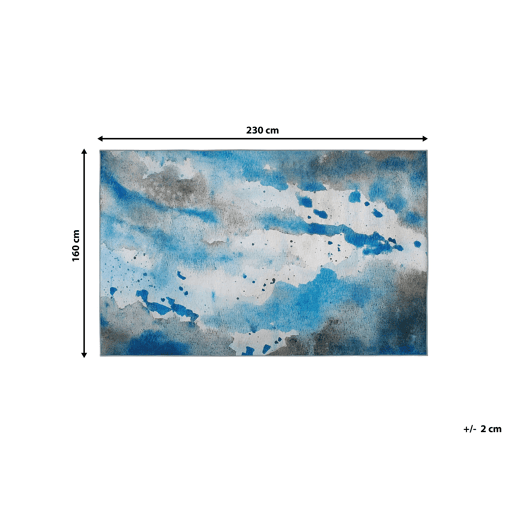 Tapete BOZAT Azul 160 x 230 cm