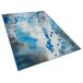 Beliani De pelo corto BOZAT 160x230 Beliani De pelo corto BOZAT 160x230 Azul Claro
