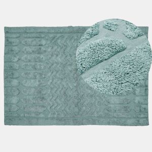 Tapete SIRNAK Verde menta 140 x 200 cm Algodão