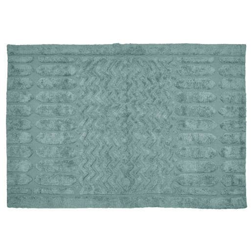 Tapete SIRNAK Verde menta 140 x 200 cm Algodão