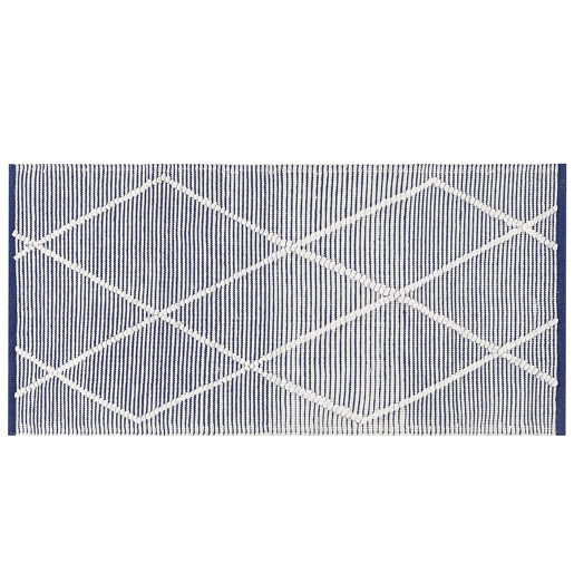 Tapete SYNOPA Azul 80 x 150 cm Algodão