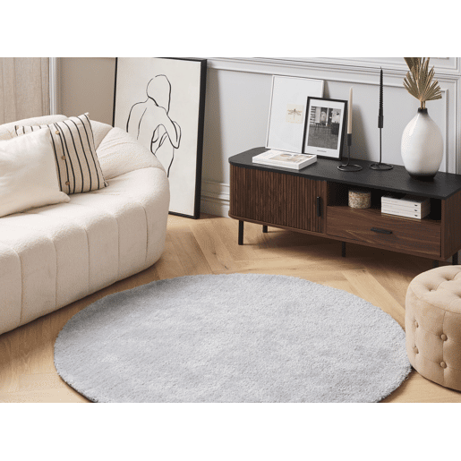 Tapete felpudo DEMRE Cinzento claro ø 140 cm