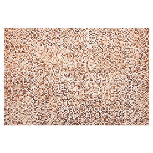 Tapete TORUL Castanho 140 x 200 cm Pele