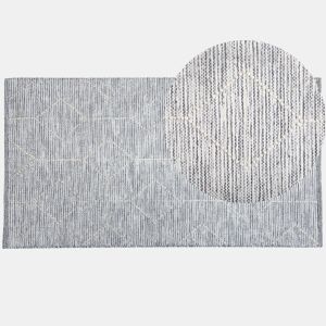 Tapete EDREMIT Cinzento 80 x 150 cm Lã