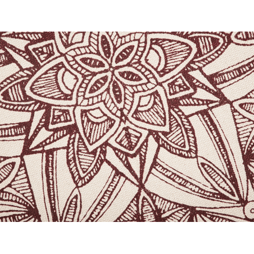 Tapete OLTU Vermelho ø 120 cm Algodão