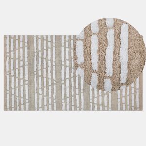 Tapete AHIRLI Creme 120 x 180 cm Algodão