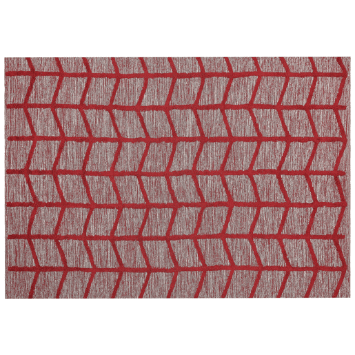 Tapete SIVAS Vermelho 160 x 230 cm Algodão