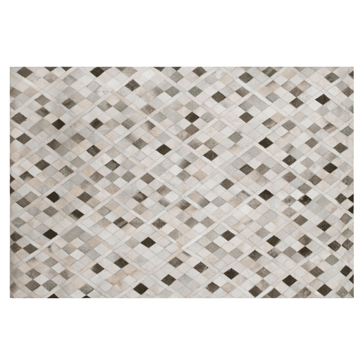 Tapete HIRKA Cinzento 140 x 200 cm Pele