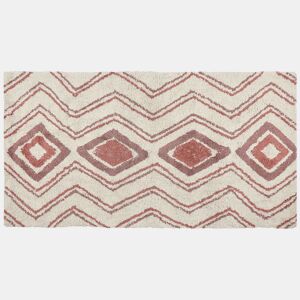 Tapete KASTAMONU Creme 80 x 150 cm Algodão